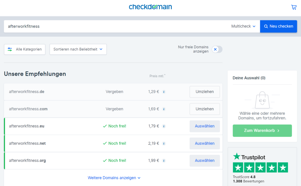 Blog Business aufbauen Checkdomain