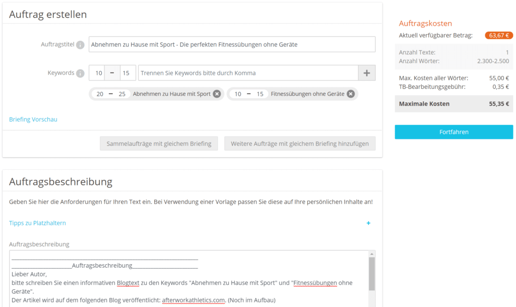 Blog Business aufbauen mit Textbroker