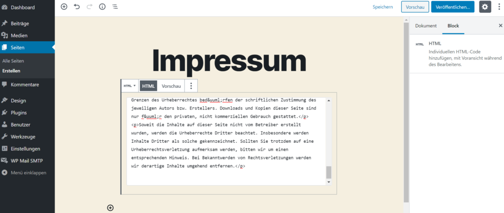Blog Business WordPress HTML