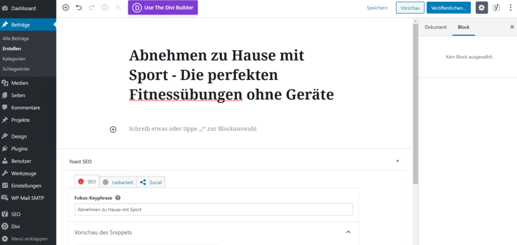 Blog Business WordPress YOAST