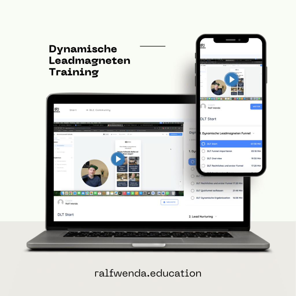 Dynamisches Leadmagnete Training